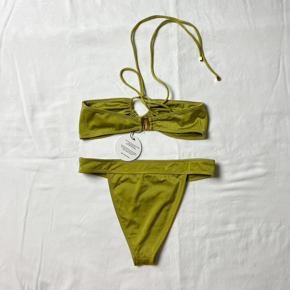 sommer swim naomi green strapless bikini set - Picture 10 of 11
